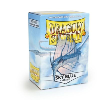 Protector Dragon Shield Standard Matte 100u. - Sky Blue