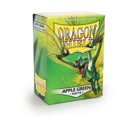 Protectores Dragon Shield Standard Matte 100u. - Apple Green