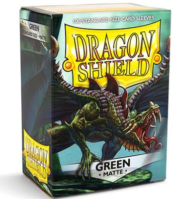 Protectores Standard 100 Unidades Matte Green Dragon Shield Protectores Standard 100 Unidades Matte Green Dragon Shield