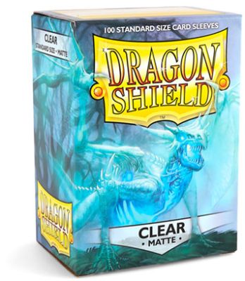 Protector Dragon Shield Standard Matte 100u. - Clear