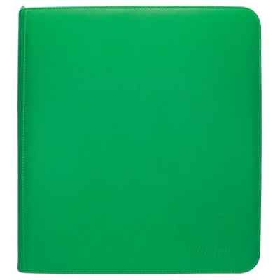 Carpeta Ultra Pro Vivid 12-Pocket Zippered Pro-Binder - Green