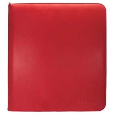 Carpeta Ultra Pro Vivid 12-Pocket Zippered Pro-Binder - Red1
