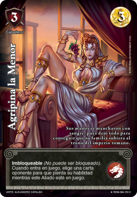 Agripina la Menor Foil1