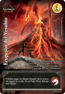 Erupcion del Vesubio Foil