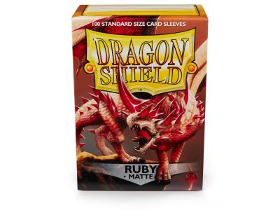 Protector Dragon Shield Standard Matte 100u. - Ruby