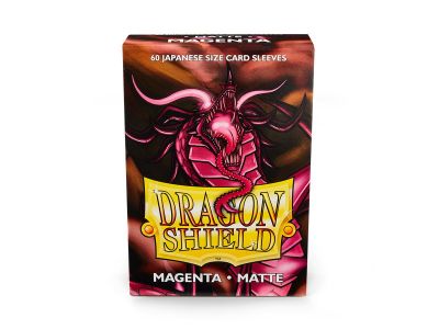 Protectores Japanese Small 60 Unidades Matte Magenta Dragon Shield Protectores Japanese Small 60 Unidades Matte Magenta Dragon Shield