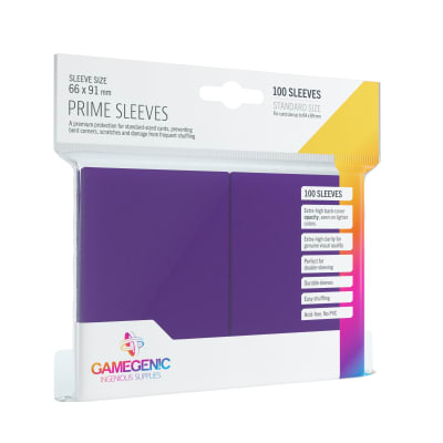 Protectores Gamegenic Prime Sleeves - Purple