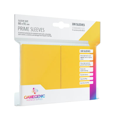 Protectores Gamegenic Prime Sleeves - Yellow1