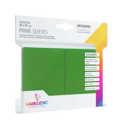Protectores Gamegenic Prime Sleeves - Green1