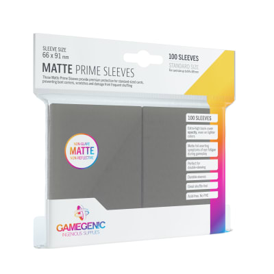 Protectores Prime Sleeves - Dark Gray