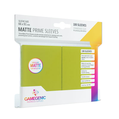 Protectores Matte Prime Sleeves - Lime Protectores Matte Prime Sleeves - Lime