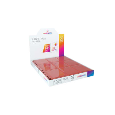 Display 50 Hojas para Archivador 18-Pocket Sideloading - Red
