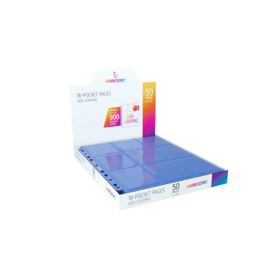 Display 50 Hojas para Archivador 18-pocket Sideloading - Blue
