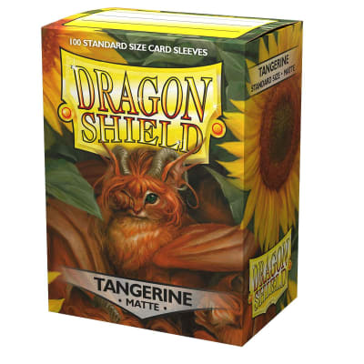 Protector Dragon Shield Standard Matte 100u. - Tangerine1