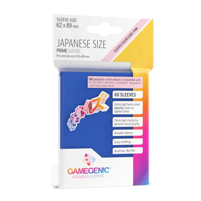Protectores Gamegenic Japanese Size - Blue