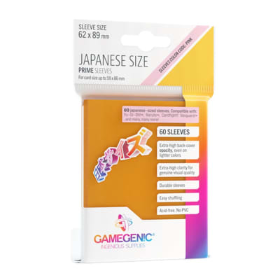 Protectores Gamegenic Japanese Size - Orange