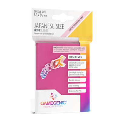 Protectores Gamegenic Japanese Size - Pink