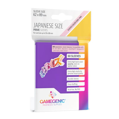 Protectores Gamegenic Japanese Size - Purple1