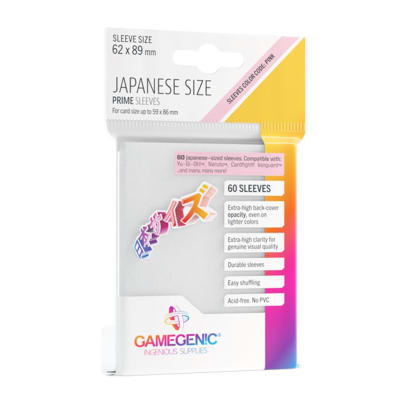 Protectores Gamegenic Japanese Size - White