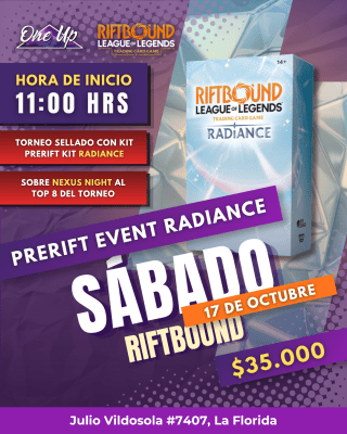 Radiance Pre-Rift Event (17 de octubre)