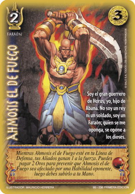 Ahmosis el de Fuego Foil1