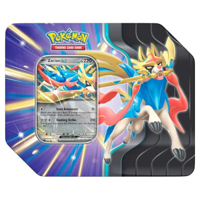 Pokemon TCG Slashing Legends Tin English - Zacian Ex