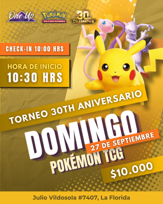 Torneo 30th Aniversario - Pokémon TCG1