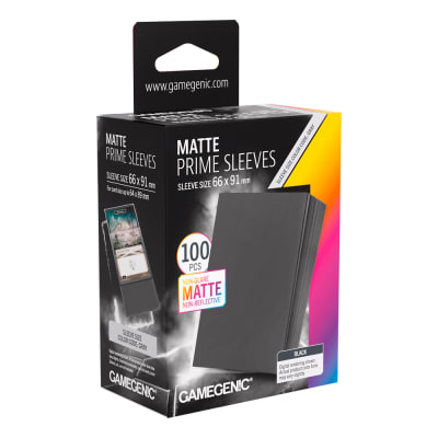 Protectores Matte Prime Sleeves - Black