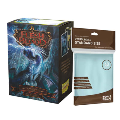 Protector Dragon Shield Art Matte Standard Flesh & Blood - Azvolai + Cubre Protector Top Deck1