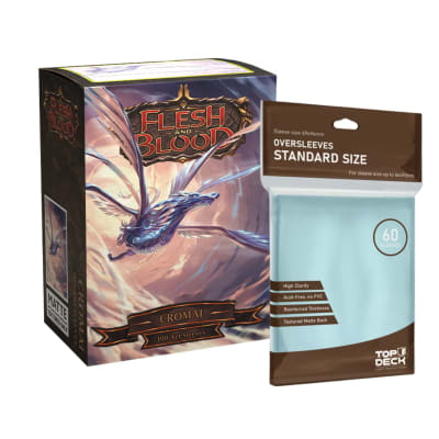 Protector Dragon Shield Art Matte Standard Flesh & Blood - Cromai + Cubre Protector Top Deck