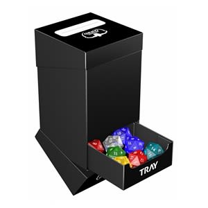 Deckbox Deck'N'Tray 100 unds. C/Porta dados - Black Deckbox Deck'N'Tray 100 unds. C/Porta dados - Black
