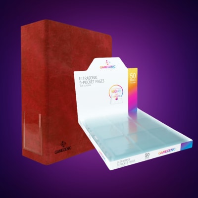 Pack Archivador Basico Gamegenic Rojo1