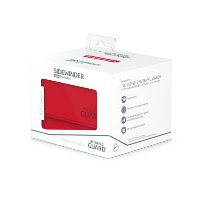 Deckbox Ultimate Guard Sidewinder 100+ Synergy - Red/White