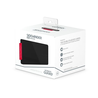 Deckbox Ultimate Guard Sidewinder 100+ Synergy - Black/Red