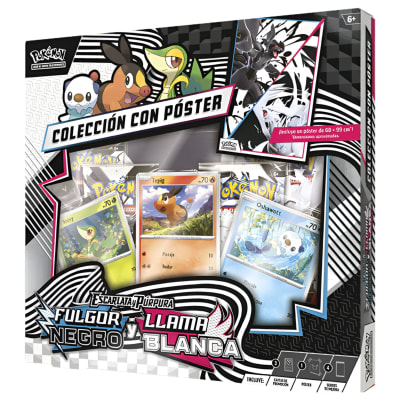 Pokemon TCG Scarlet & Violet - Black Bolt & White Flare - Unova Poster Collection Español