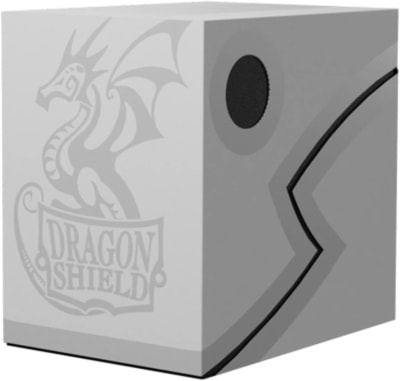 Deckbox Dragon Shield Double Shell- Ashen White/Black