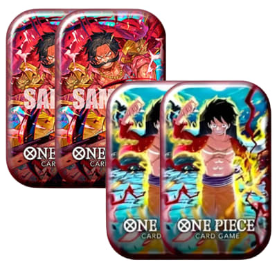 One Piece Mini Tin Pack Set – TS01 (OP10) x4