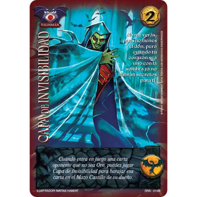 Capa de Invisibilidad Dracula
