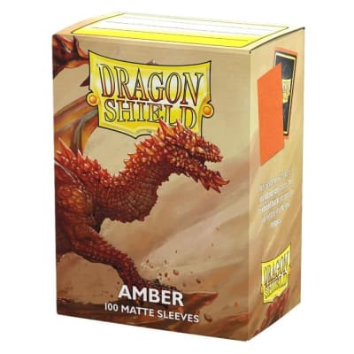 Protector Dragon Shield Standard Matte 100u. - Amber
