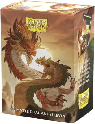 Protector Dragon Shield Art Standard Dual Matte Wood Snake