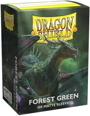 Protector Dragon Shield Standard Matte 100u. - Forest Green