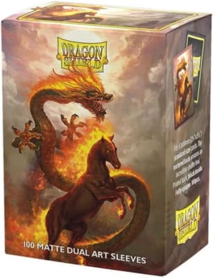 Protector Dragon Shield Art Dual Matte - Fire Horse1