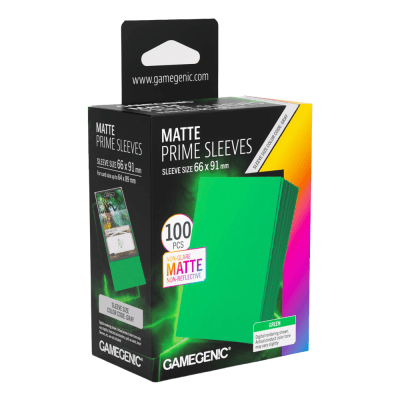 Protectores Matte Prime Sleeves - Green1