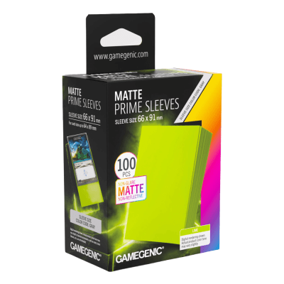Protectores Matte Prime Sleeves - Lime