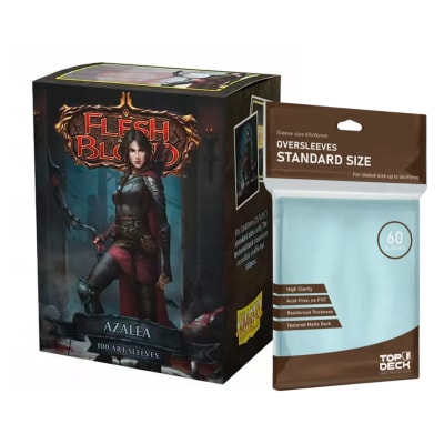 Protector Dragon Shield Art Matte Standard Flesh & Blood - Azalea + Cubre Protector Top Deck