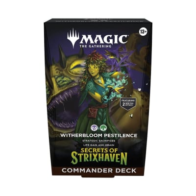 MTG Secrets of Strixhaven Commander Deck - Witherbloom Pestilence (Inglés)1