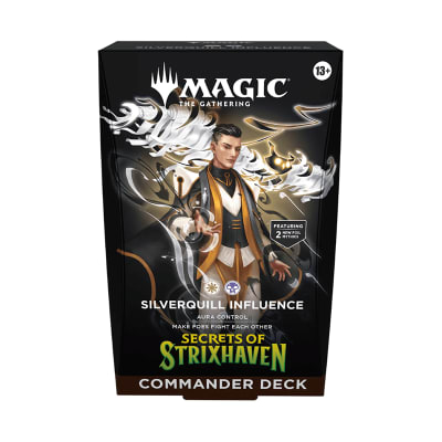 MTG Secrets of Strixhaven Commander Deck - Silverquill Influence (Inglés)1