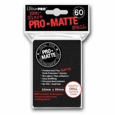 Protectores Small Pro-Matte Negro 60u