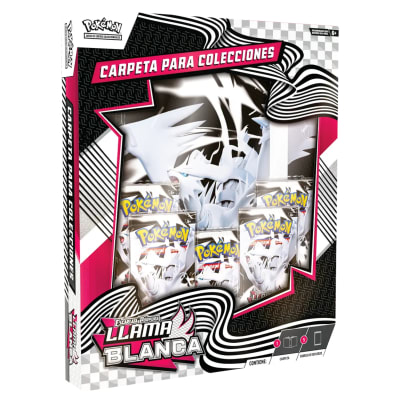 Pokemon TCG Escarlata y Púrpura - Llama Blanca - Carpeta Para Colecciones1