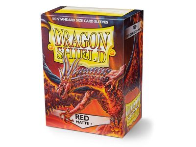 Protector Dragon Shield Standard Matte 100u. - Red